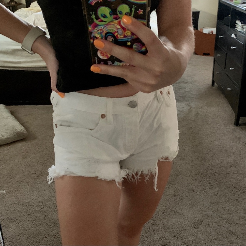 Free people white shorts